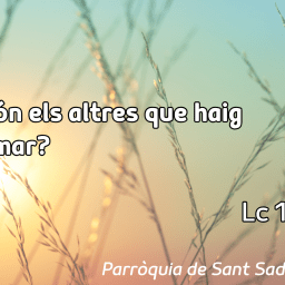 FRASE DEL DIUMENGE, PREGÀRIA I FULL DOMINICAL de Diumenge 13 de juliol de 2025