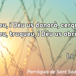 FRASE DEL DIUMENGE, PREGÀRIA I FULL DOMINICAL de Diumenge 27 de juliol de 2025