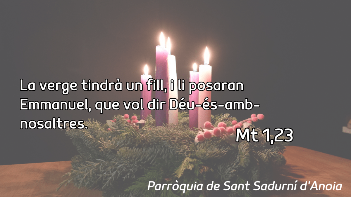 FRASE DEL DIUMENGE, PREGÀRIA I FULL DOMINICAL de Diumenge 21 de Desembre de 2025