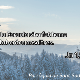 FRASE DEL DIUMENGE I PREGÀRIA de Diumenge 4 de Gener de 2026