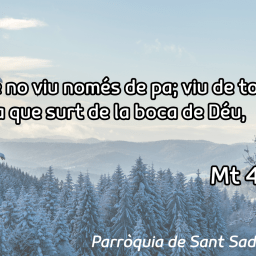 FRASE DEL DIUMENGE I PREGÀRIA de Diumenge 22 de Febrer de 2026