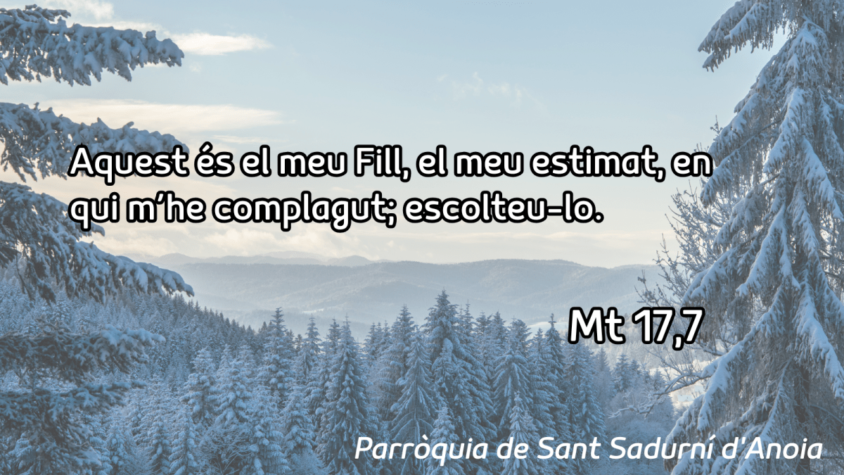 FRASE DEL DIUMENGE I PREGÀRIA de Diumenge 1 de March de 2026