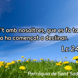 FRASE DEL DIUMENGE I PREGÀRIA de Diumenge 19 d’abril de 2026